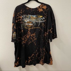 Harley Davidson tie dye eagle new Smyrna shirt black 4xl